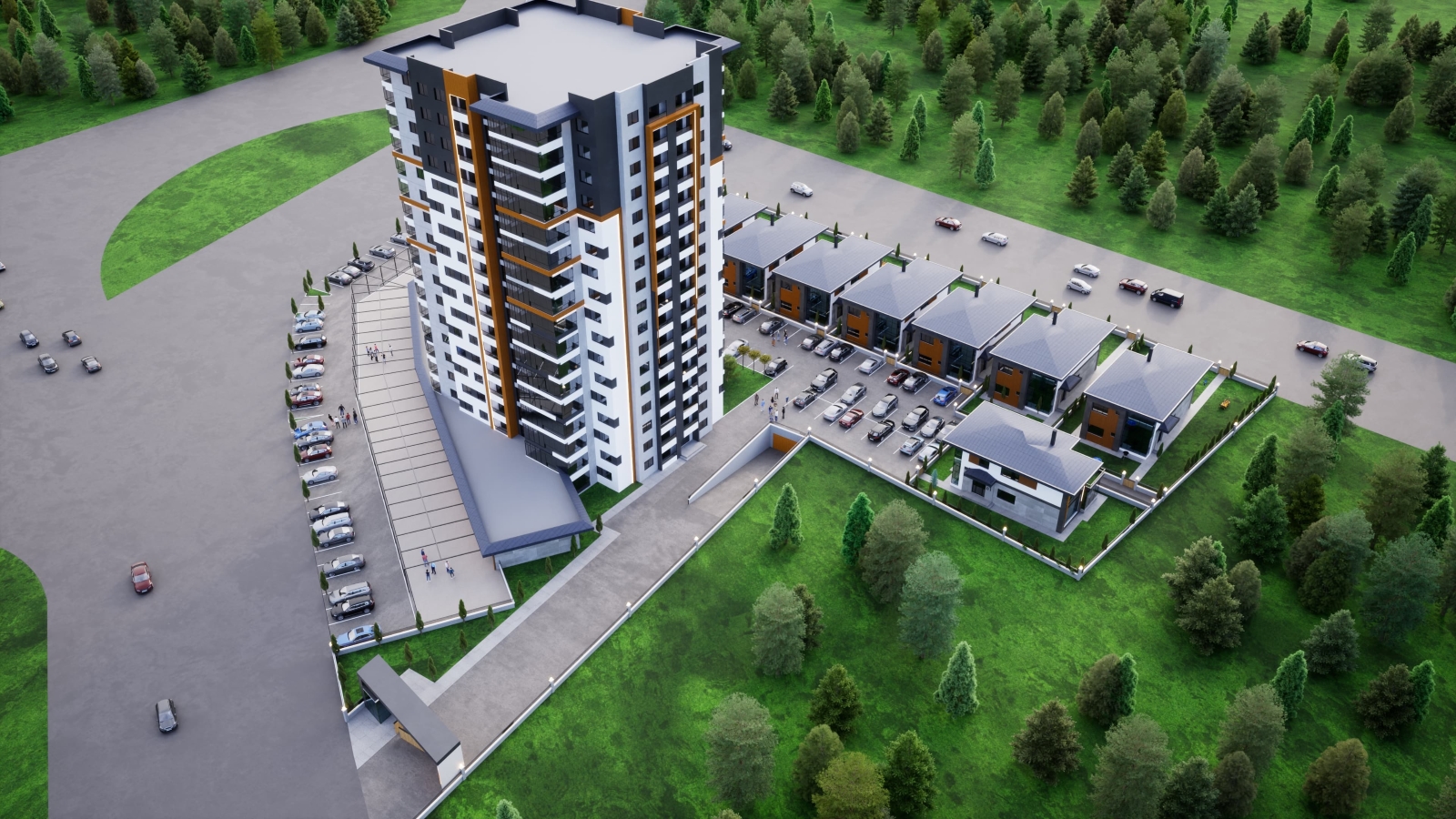 Forest Life Projesi villa yaşam alanı